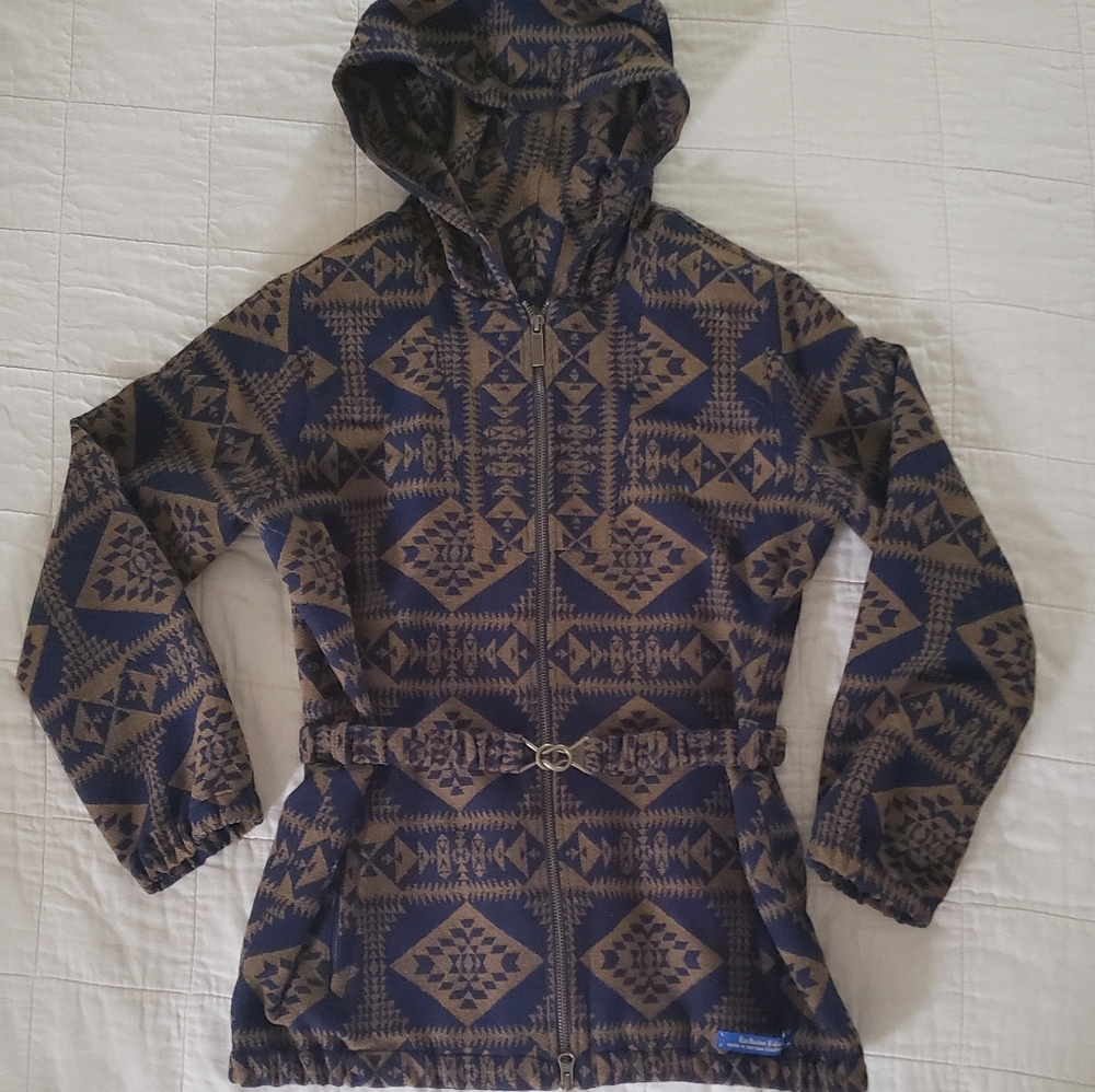 Pendleton Wool Coat Size Small Navy Wool Jacket Lightweight